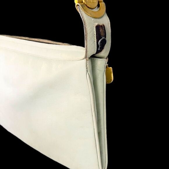 Vintage Sorrento Smooth Glove Leather Handbag Purse - Picture 4 of 7